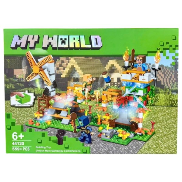 My World Building Blocks 559PCS Construction Toy Set for Kids (6+ Years)