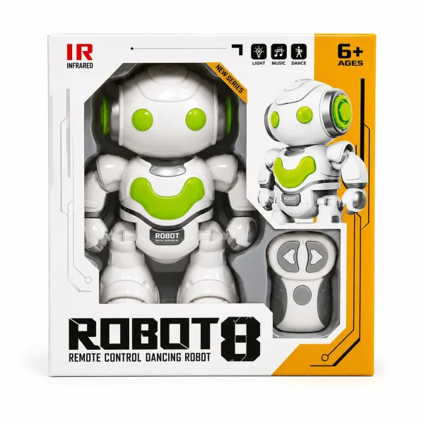 Robot 8 Remote Control Dancing Robot – Light, Music & Dancing Toy